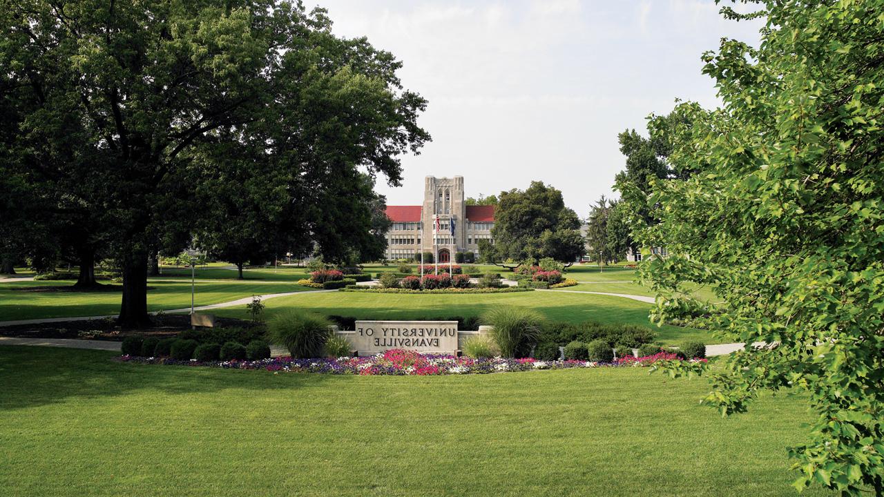 Front sign and Olmsted Administration Hall